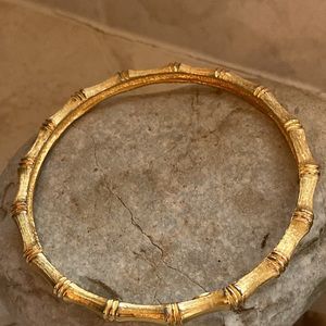 Alice Caviness bamboo gold bracelet